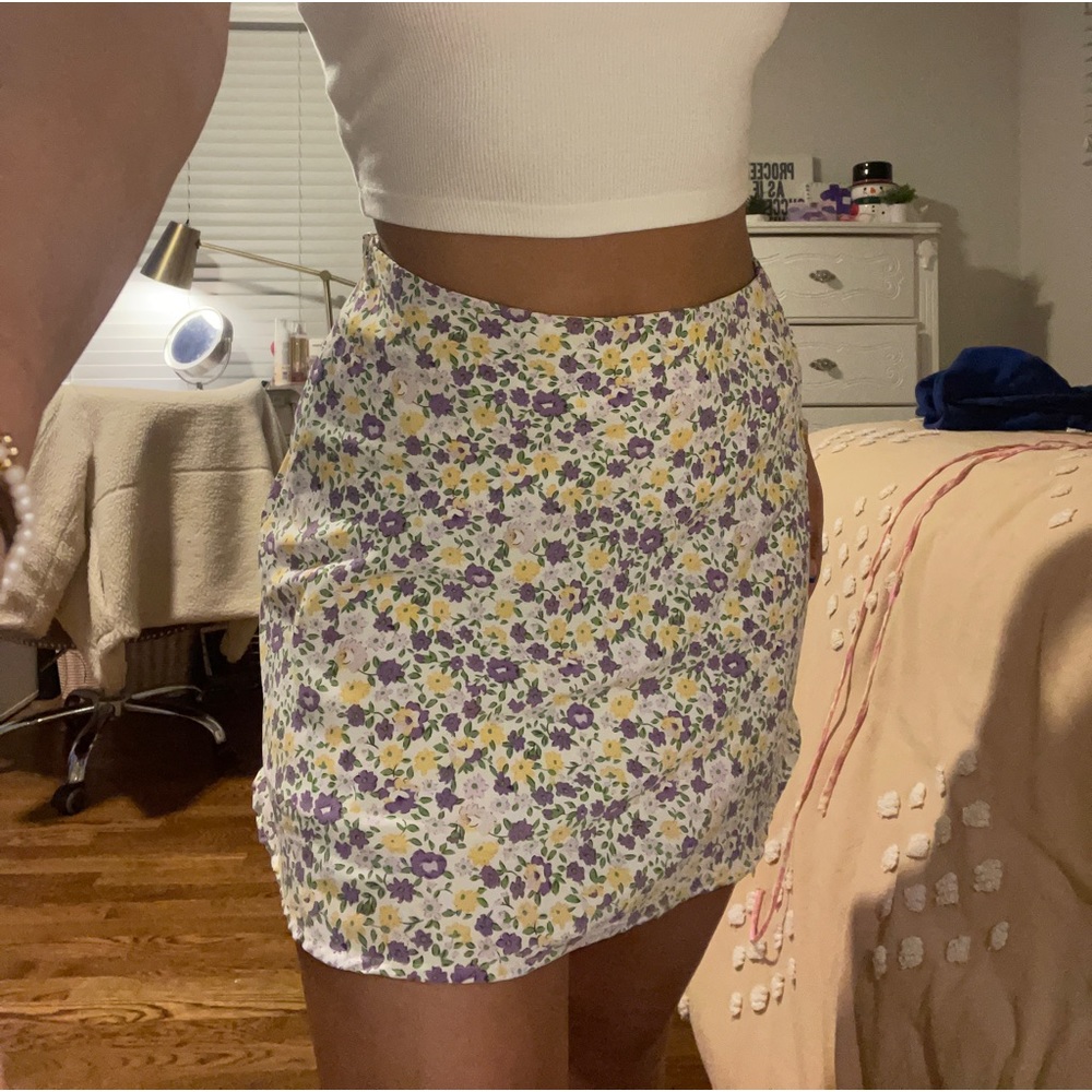 HyFve Floral Mini Swing Skirt
